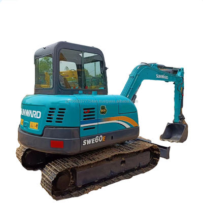 6TON SWE 60E Hydraulische kruipgraver met een emmercapaciteit van 0,34 m3 in goede staat