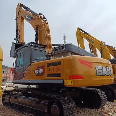 SANY SY365H Crawler Excavator met een emmercapaciteit van 1,9 m3 en een machinegewicht van 36800 KG