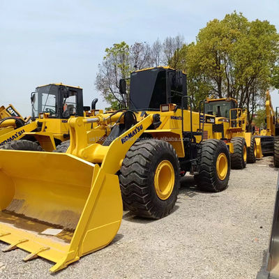 Gebruikte Komatsu WA 380 laadmachine perfect voor bouwmaterialen winkels bouwmachine