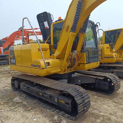 90% Komatsu PC120 graafmachine uit Japan met uitstekende en gebruikte Komatsu graafmachine