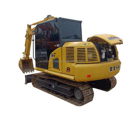 Shanghai Gebruikte graafmachine Komatsu PC100 Graafmachine 10 ton werkgewicht voor uw