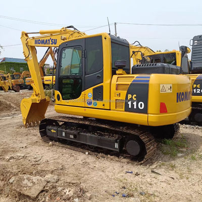 Gebruikte Komatsu PC110 Hydraulische Crawler Graafmachine 11 Ton met en 0.48M3 emmercapaciteit
