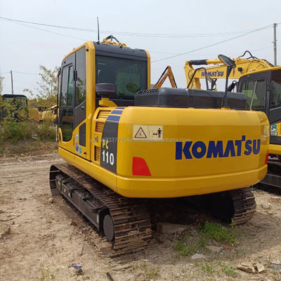 Gebruikte Komatsu PC110 Hydraulische Crawler Graafmachine 11 Ton met en 0.48M3 emmercapaciteit