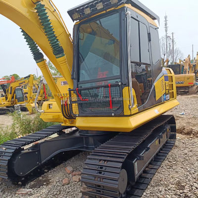 Originele Japanse Komatsu PC130 graafmachine met een emmercapaciteit van 0,48 m3 en een lage werktijd
