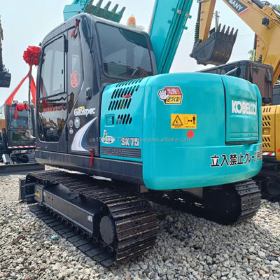 Originele Japanse multifunctionele Kobelco SK75 SK75-8 Graafmachine Crawler Graafmachine 7,5 ton