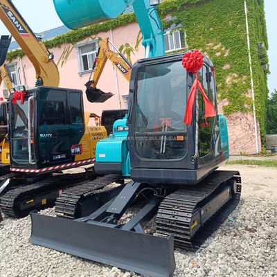 Originele Japanse multifunctionele Kobelco SK75 SK75-8 Graafmachine Crawler Graafmachine 7,5 ton