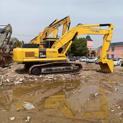 Gebruikte Komatsu PC350 graafmachine 35 ton Crawler Hydraulische graafmachine met een emmercapaciteit van 0,3 M3