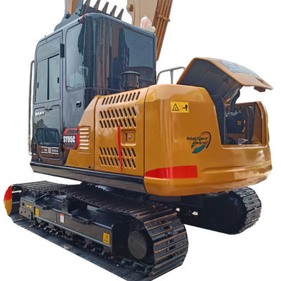 SANY SY95C gebruikte graafmachine 2016 in goede staat met origineel ontwerp en rubberen spoor