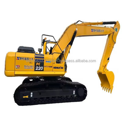 Grote prestaties Komatsu PC 220 Hydraulische graafmachine met een emmercapaciteit van 1,2 m3