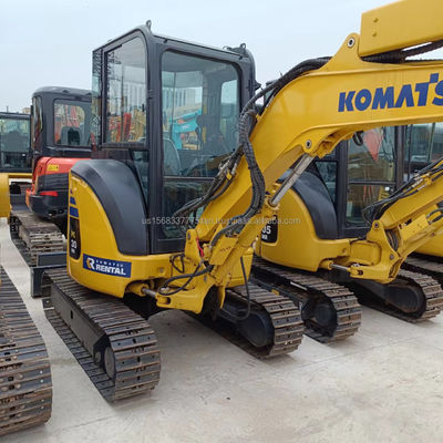 2016 Gebruikte Komatsu PC30MR mini graafmachine 3 ton werkgewicht Crawler Hydraulische graafmachine