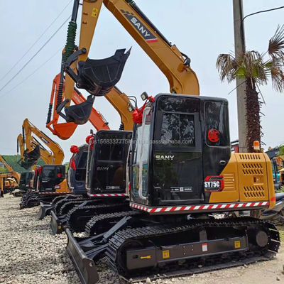 SANY SY75C graafmachine in en uitstekende werkomstandigheden met duurzame constructie