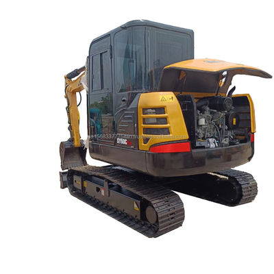 Gebruikte Sany SY60C graafmachine met een emmercapaciteit van 0,28 m3 en een machinegewicht van 6000 kg