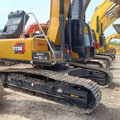 Goede prestaties SANY SY215C Gebruikte graafmachine met uitstekende conditie en prestaties