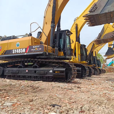SANY SY485H Crawler Excavator met een emmercapaciteit van 2,23 m3 en originele hydraulische pomp