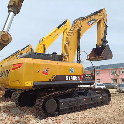 SANY SY485H Crawler Excavator met een emmercapaciteit van 2,23 m3 en originele hydraulische pomp