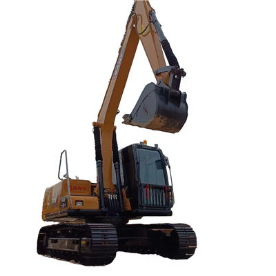Gebruikte middelgrote graafmachine SY135 SY75 SY60 SY55 in Shanghai 73 kw Hydraulische klep origineel