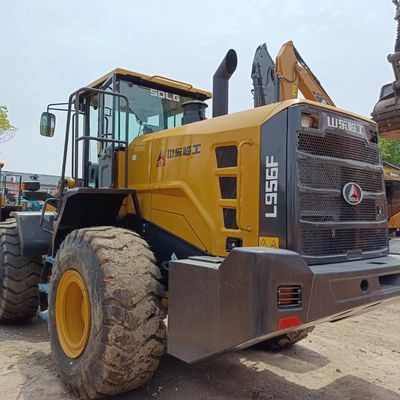 20 ton bedrijfsgewicht tweedehands Lingong 956F-lader met originele Weichai-motor