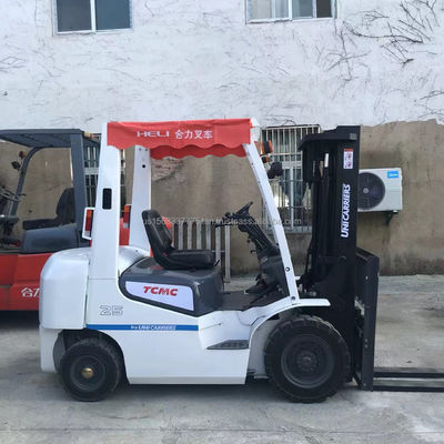 2.5 ton gebruikte vorklift met originele hydraulische cilinder vervaardigd door Japan TCM