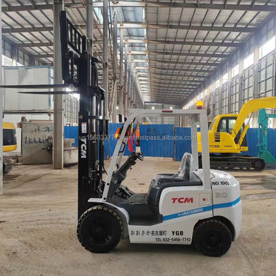 Japanse markt Gebruikte tweedehands TCM YGB 3 ton vorkheftrucks met 4500 kg machinegewicht