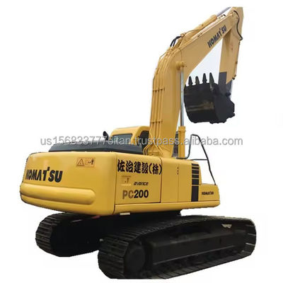 Gebruikte Komatsu PC200 20 ton graafmachine Japan Originele Hydraulische Crawler Graafmachine Jaar 2016