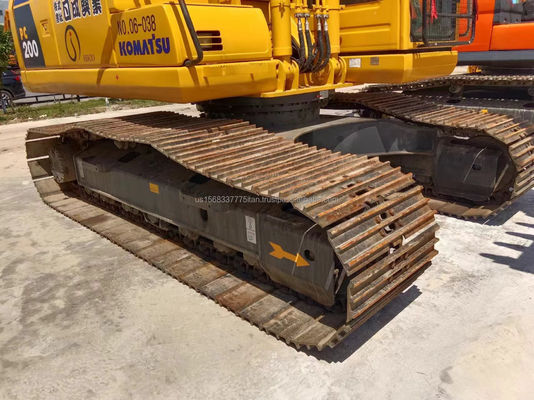 Gebruikte Komatsu PC200 20 ton graafmachine Japan Originele Hydraulische Crawler Graafmachine Jaar 2016