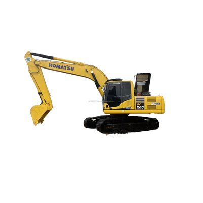 20 ton Komatsu PC200 graafmachine met 195kw Power Japan Gebruikte Hydraulische Crawler Graafmachine