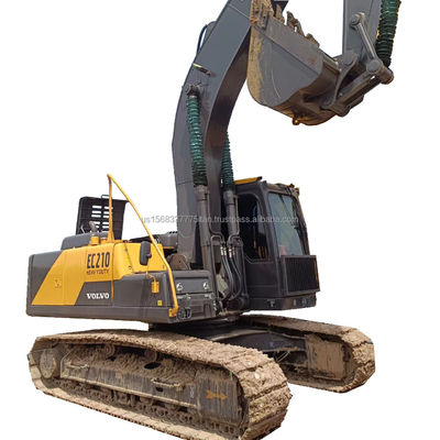 Gebruikte VOLVO EC210 graafmachine met originele hydraulische klep en 0-2000 werkuren