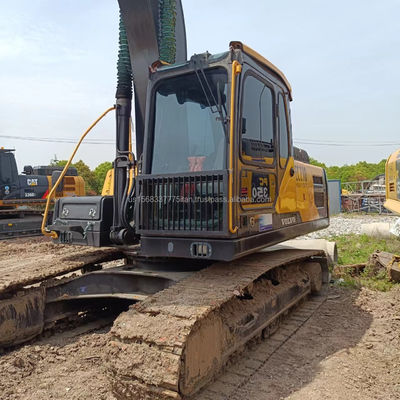 Gebruikte VOLVO EC210 graafmachine met originele hydraulische klep en 0-2000 werkuren