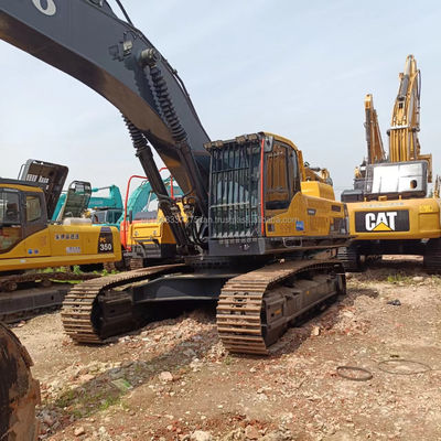 Gebruikte VOLVO EC480DL graafmachine met een emmercapaciteit van 3,8 M3 en originele hydraulische cilinder