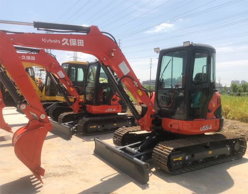 Gratis verzending 25 kw Kubota KX U55 Chinese kleine Micro Digger EPA Ton 5,5 ton Mini Excavator