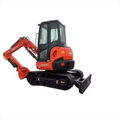 Gebruikte Kubota KX165 graafmachine met 5,5 ton werkgewicht en originele hydraulische klep