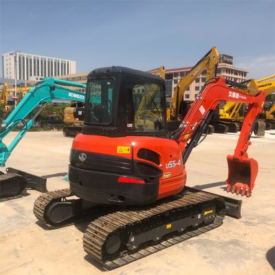 90% Kubota KX U55 graafmachine met originele hydraulische cilinder en lage werktijden