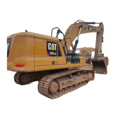 Gebruikte graafmachine Caterpillar CAT 349 met een emmercapaciteit van 1,8 m3 en een lage werktijd