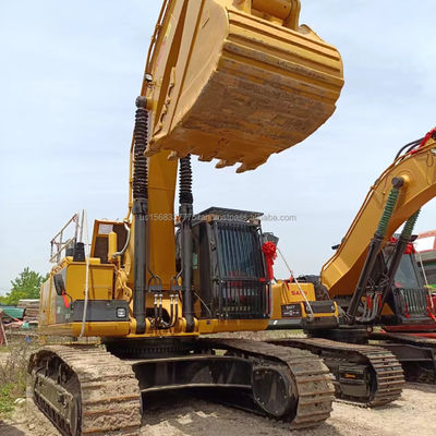 Gebruikte graafmachine Caterpillar CAT 349 met een emmercapaciteit van 1,8 m3 en een lage werktijd