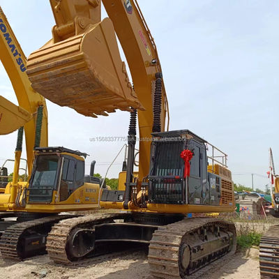Gebruikte graafmachine Caterpillar CAT 349 met een emmercapaciteit van 1,8 m3 en een lage werktijd
