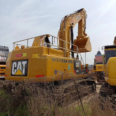Gebruikte graafmachine Caterpillar CAT 349 met een emmercapaciteit van 1,8 m3 en een lage werktijd