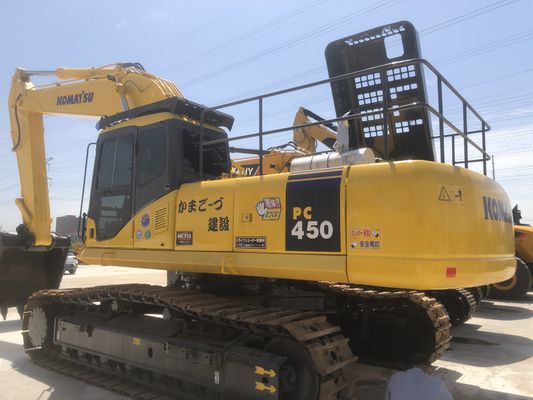 Gebruikte originele Komatsu PC450 graafmachine Japan Hydraulische kruipergraafmachine met 45 ton
