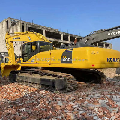 Shanghai Gebruikte graafmachine Komatsu PC400-7 Graafmachine met originele hydraulische pomp