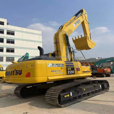 Bekostigbare Komatsu PC220 22 ton graafmachine uit Japan met geweldige prestaties