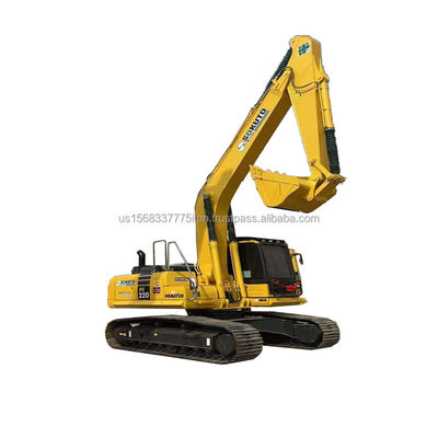 Japan gebruikt Komatsu PC220 graafmachine met originele hydraulische pomp en 22 ton capaciteit