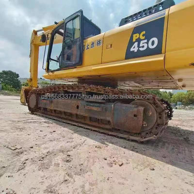 Oorspronkelijke hydraulische klep 45 ton Gebruikte graafmachines Komatsu PC450 met grote en veilige