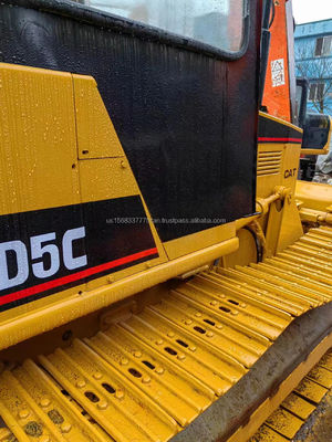 Gebruikte Cat D5C bulldozer met originele hydraulische cilinder 23400 KG bouwmachine