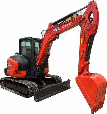 6.5TON KUBOTA KX165 graafmachine met 0-2000 werkuren en 0.2M3 emmercapaciteit