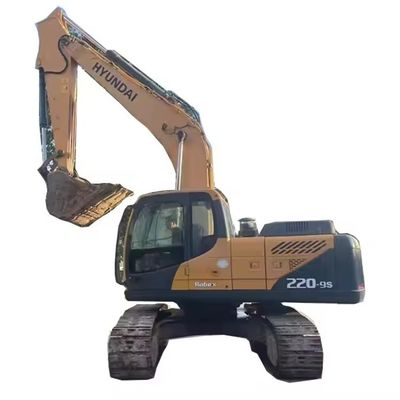 Gebruikte Hyundai 220LC-9S graafmachine met originele hydraulische pomp en Ce-motor