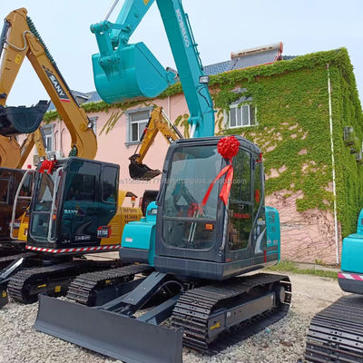 Kobelco SK75-8 Mini gebruikte hydraulische graafmachine met 42kw motor in goede staat