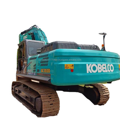 KOBELCO SK350 graafmachine Tweedehands goed werkende machine met een emmercapaciteit van 1m3