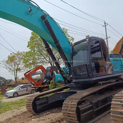 KOBELCO SK350 graafmachine Tweedehands goed werkende machine met een emmercapaciteit van 1m3