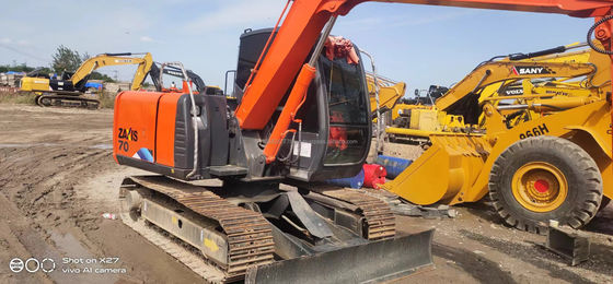 7000 KG Gebruikte Hitachi ZX70 7ton Mini Graafmachine uit Japan met en Hyperkinesis