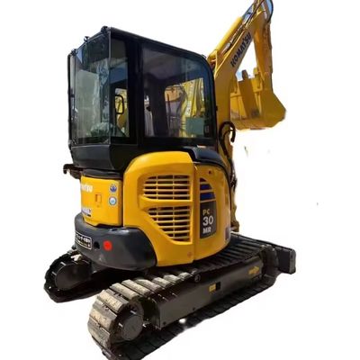 3000 KG tweedehands Komatsu PC30 Gebruikte graafmachine met originele klep in goede staat