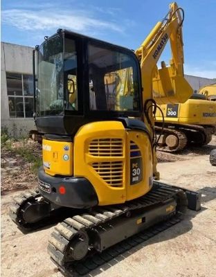 3000 KG tweedehands Komatsu PC30 Gebruikte graafmachine met originele klep in goede staat